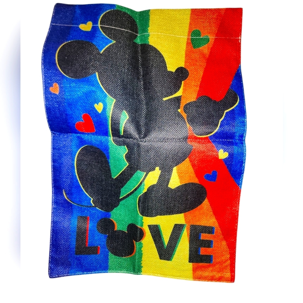 Mickey Pride Garden Flag 12.5 X 18.5 Inch